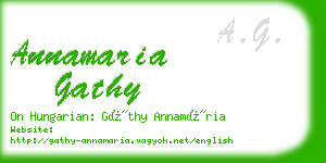 annamaria gathy business card